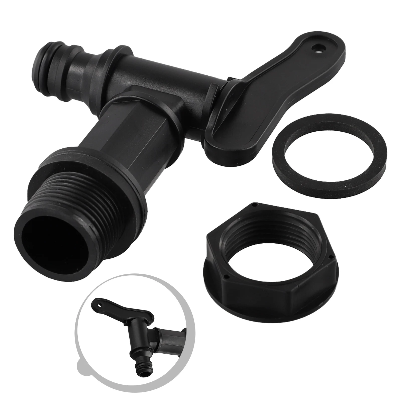 PLASTIC WATER BUTT TAP & NUT FOR RAIN SNAP OR PUSH FIT BLACK Installation Removable Replacement High Quality Practical
PLASTIC WATER BUTT TAP & NUT FOR RAIN SNAP OR PUSH FIT BLACK Installation Removable Replacement High Quality Practical