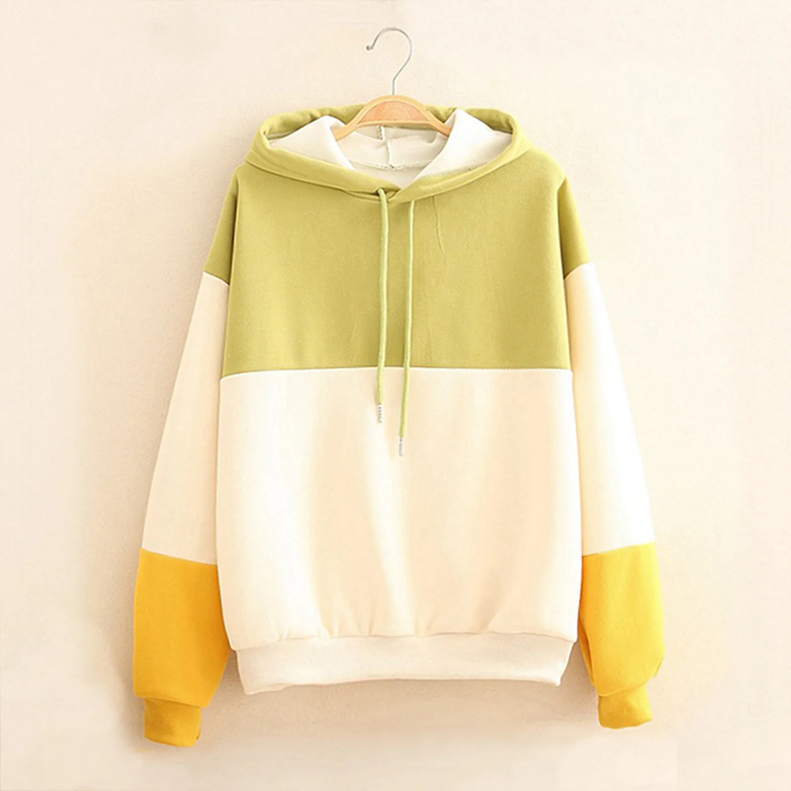 Women Sweatshirt Kawaii Patchwork Color Block Tops Casual Long Sleeve Fashion Women'S Hoodies Ropa De Mujer Winter Clothes
Women Sweatshirt Kawaii Patchwork Color Block Tops Casual Long Sleeve Fashion Women'S Hoodies Ropa De Mujer Winter Clothes