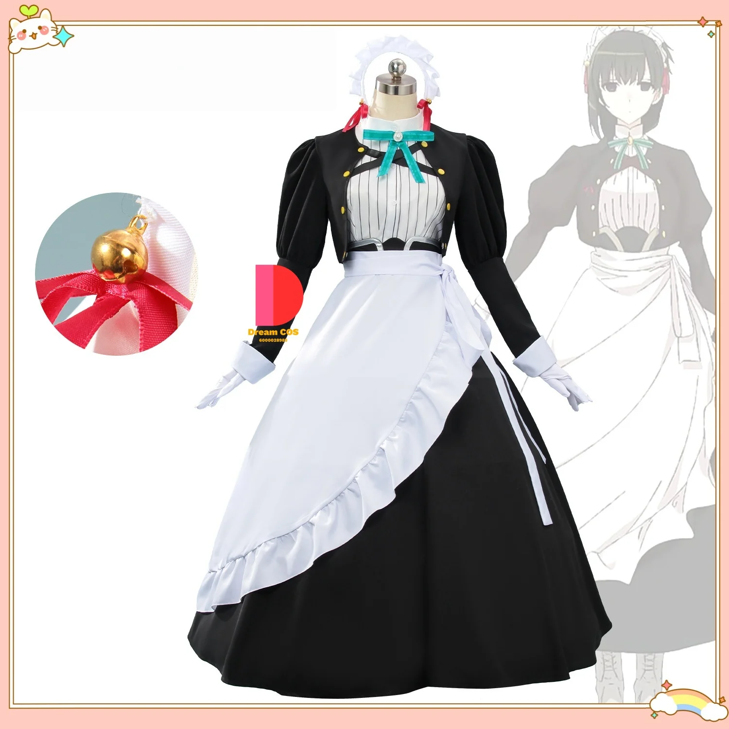 Assassin Maid Lady of The Netherworld Maid Outfit Snow Role-playing As Anime Characters Full Women's Clothing Set Formal Dress
Assassin Maid Lady of The Netherworld Maid Outfit Snow Role-playing As Anime Characters Full Women's Clothing Set Formal Dress