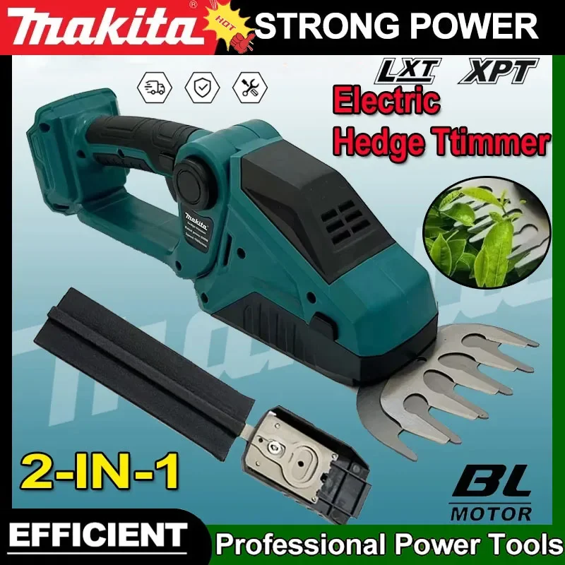 Электрический триммер для травы Makita 2-в-1, мини-ручной беспроводной триммер для живой изгороди, ножницы, триммер для кустарников для сада, аккумулятор 18 В
Электрический триммер для травы Makita 2-в-1, мини-ручной беспроводной триммер для живой изгороди, ножницы, триммер для кустарников для сада, аккумулятор 18 В