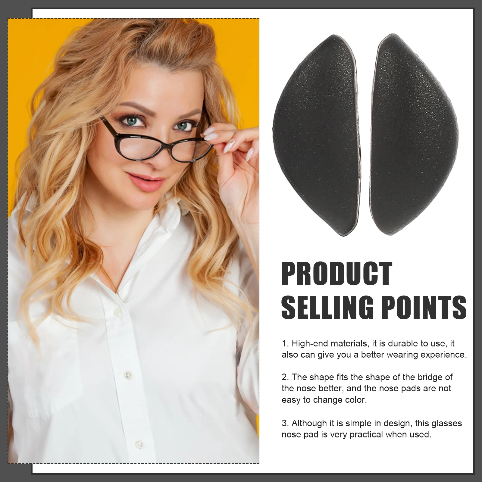 10 Pairs Glasses Supplies Pads Buckle Eyeglass Anti Slip Cushion Adjustable Silicone Comfortable Durable Glasses Supplies
10 Pairs Glasses Supplies Pads Buckle Eyeglass Anti Slip Cushion Adjustable Silicone Comfortable Durable Glasses Supplies