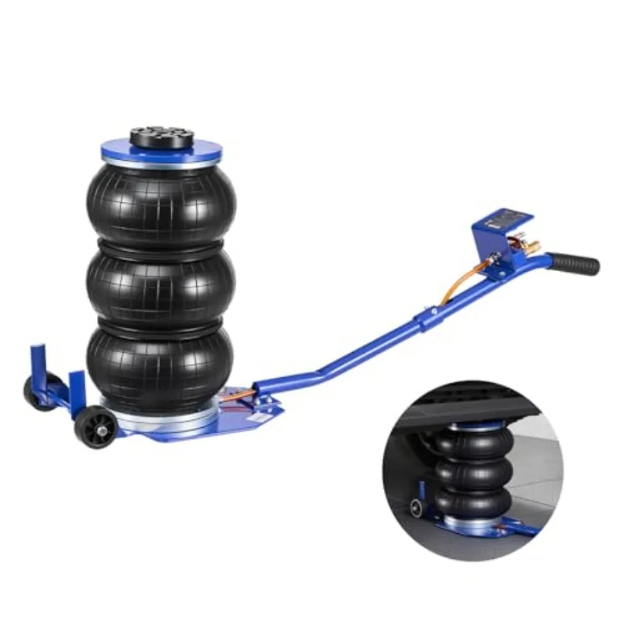 Air Jack 3 Ton/6613 lbs Triple Bag Air Jack Airbag with Six Steel Pipes Lift Up to 17.7 inch/450 mm 1-6 s Fast Lifting Pneumati
Air Jack 3 Ton/6613 lbs Triple Bag Air Jack Airbag with Six Steel Pipes Lift Up to 17.7 inch/450 mm 1-6 s Fast Lifting Pneumati
