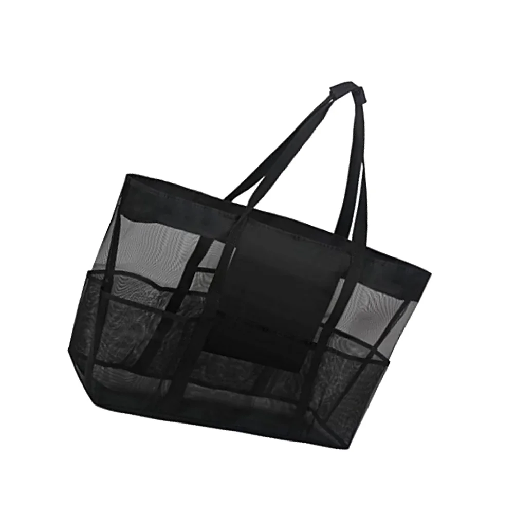 Portable Beach Mesh Tote Bag Rectangular Design Carrying Strap Handles Travel Beach Storage Organizer Pouch
Portable Beach Mesh Tote Bag Rectangular Design Carrying Strap Handles Travel Beach Storage Organizer Pouch
