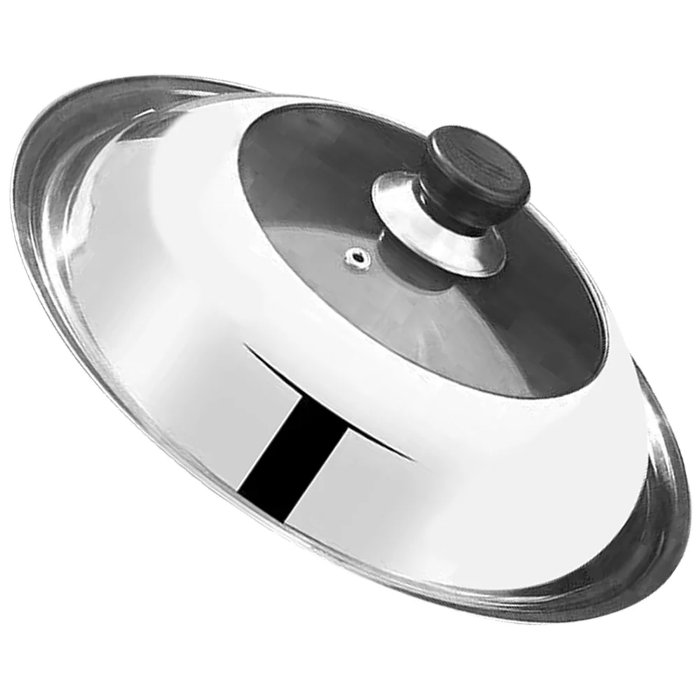 Universal Stainless Steel Frying Pan Lid Transparent Glass Cover Tight Seal Pot Cover for Kitchen Boiling Stew Soup Cooking
Universal Stainless Steel Frying Pan Lid Transparent Glass Cover Tight Seal Pot Cover for Kitchen Boiling Stew Soup Cooking