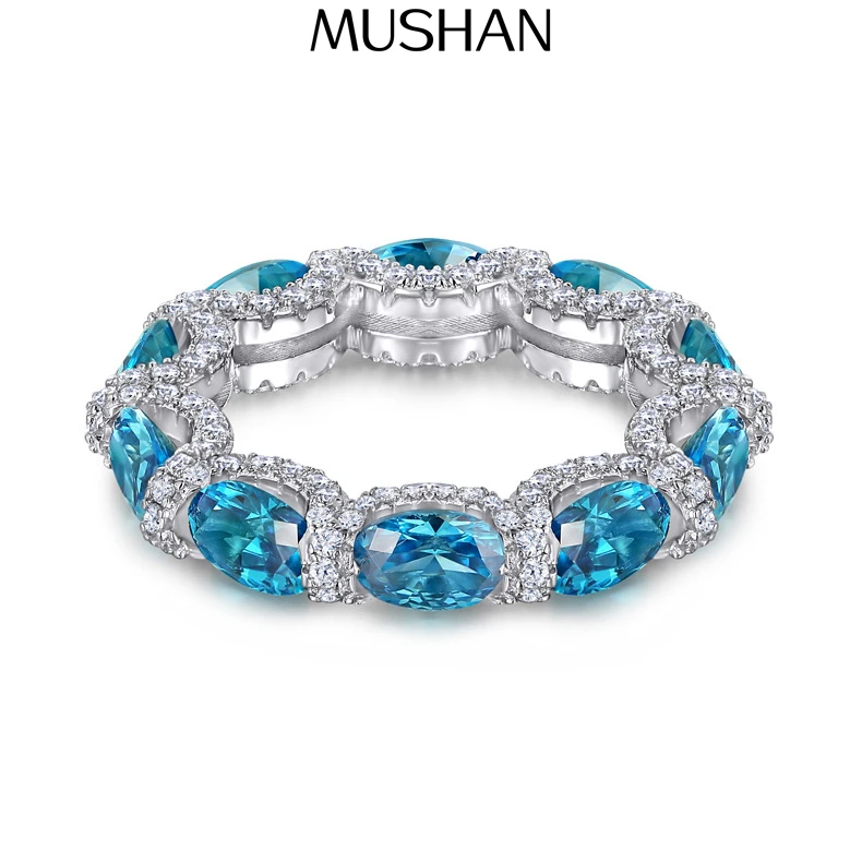MuShan Jewelry 925 Sterling Silver Ring Wedding Band High Carbon Diamond Birthday Gift Timeless Style Women Rings Fine Jewelry
MuShan Jewelry 925 Sterling Silver Ring Wedding Band High Carbon Diamond Birthday Gift Timeless Style Women Rings Fine Jewelry