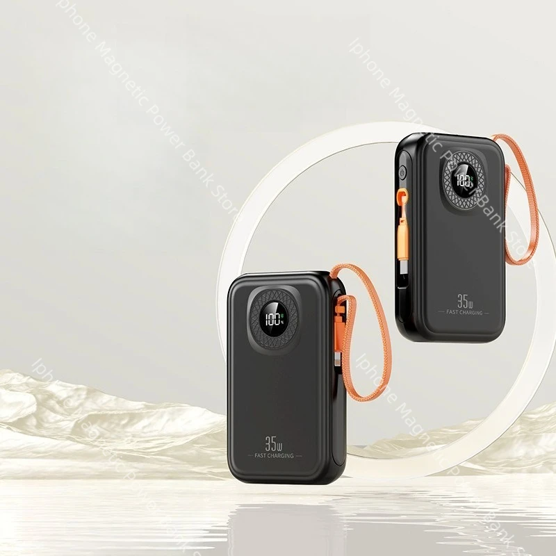 Power Bank большой емкости 50000 мАч со встроенными кабелями, интеллектуальный цифровой дисплей, быстрое зарядное устройство 22,5 Вт для Samsung iPhone12-16 серии
Power Bank большой емкости 50000 мАч со встроенными кабелями, интеллектуальный цифровой дисплей, быстрое зарядное устройство 22,5 Вт для Samsung iPhone12-16 серии