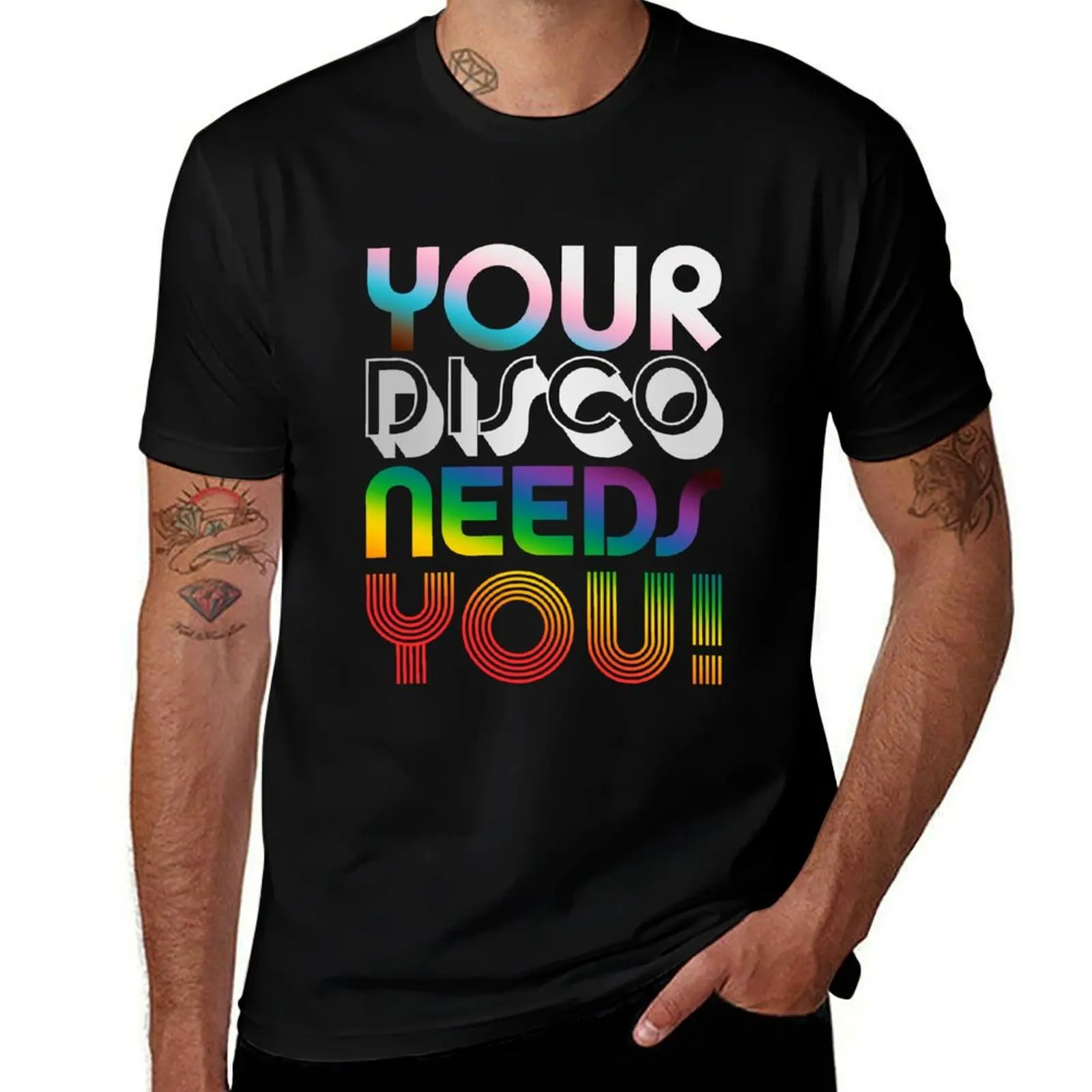 Your Disco Needs You - Kylie Minogue - Light Years - Progress Pride Colours LGBTQIA+ T-Shirt quick drying mens cotton t shirts
Your Disco Needs You - Kylie Minogue - Light Years - Progress Pride Colours LGBTQIA+ T-Shirt quick drying mens cotton t shirts