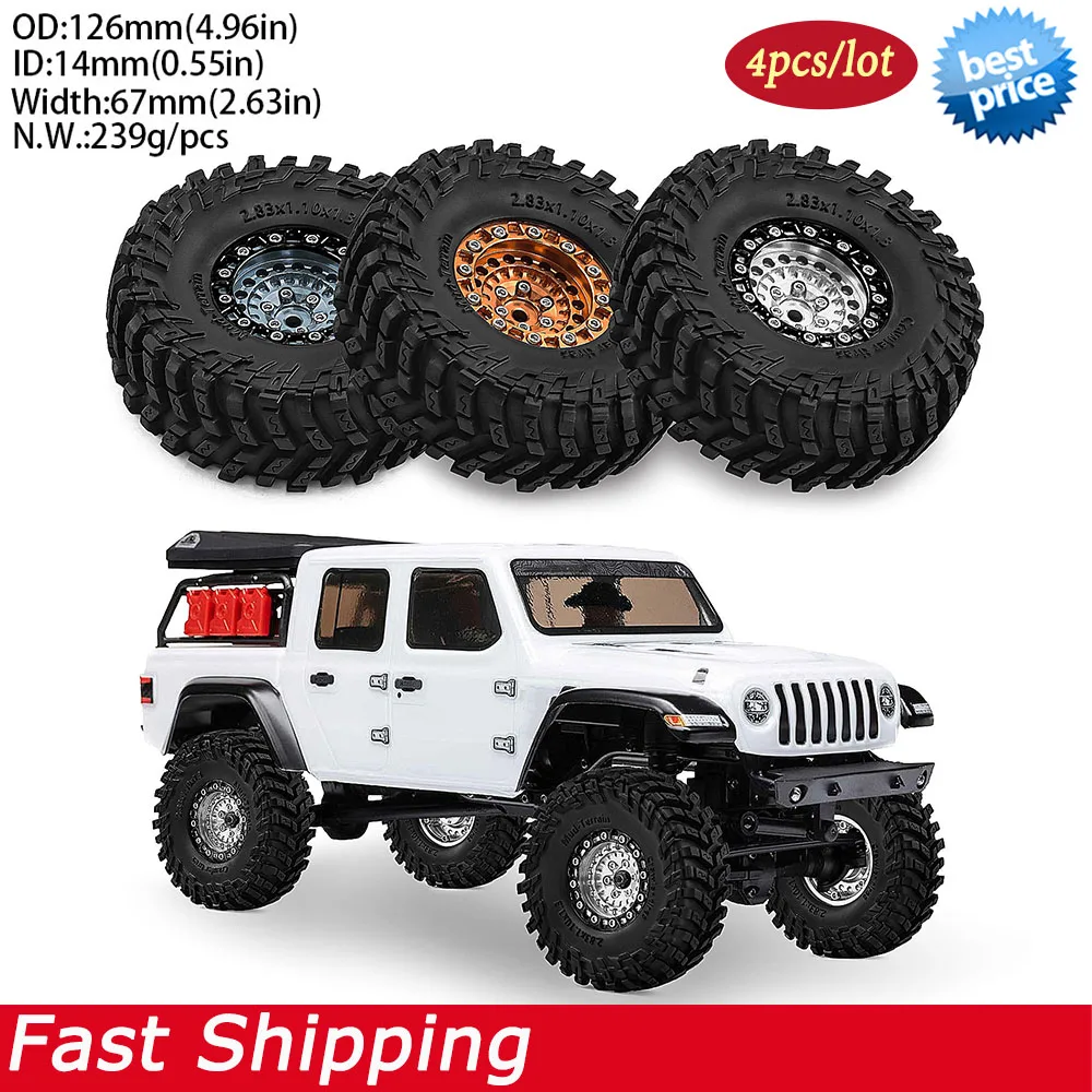 4PCS 1.3" 1/18 1/24 Metal RC Crawler Beadlock Tires and Wheels for Traxxas TRX4M Axial SCX24 AX24 FCX24 Ascent-18 Upgrade Parts
4PCS 1.3" 1/18 1/24 Metal RC Crawler Beadlock Tires and Wheels for Traxxas TRX4M Axial SCX24 AX24 FCX24 Ascent-18 Upgrade Parts