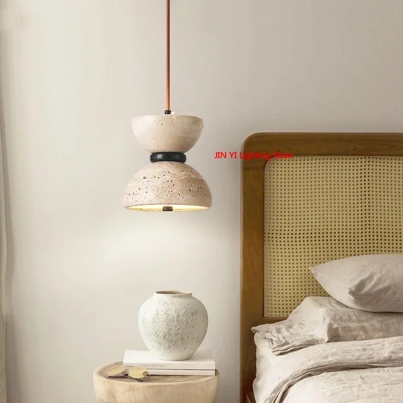Stone Travertine Pendent Lamp for Bedroom Corridor Foyer Hallway Staircase Walnut Wood Ceiling Indoor Lighting Fixture
Stone Travertine Pendent Lamp for Bedroom Corridor Foyer Hallway Staircase Walnut Wood Ceiling Indoor Lighting Fixture