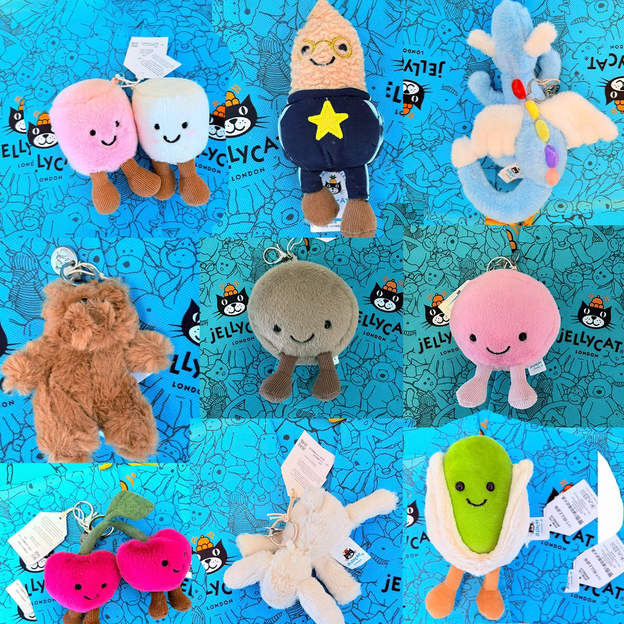 JC Hot Tea Bag Plush Keychain Two Tone Cotton Candy Cute Girl Bag Charm Kawaii Plush Toy Free Dust Bag Limited New Gift
JC Hot Tea Bag Plush Keychain Two Tone Cotton Candy Cute Girl Bag Charm Kawaii Plush Toy Free Dust Bag Limited New Gift