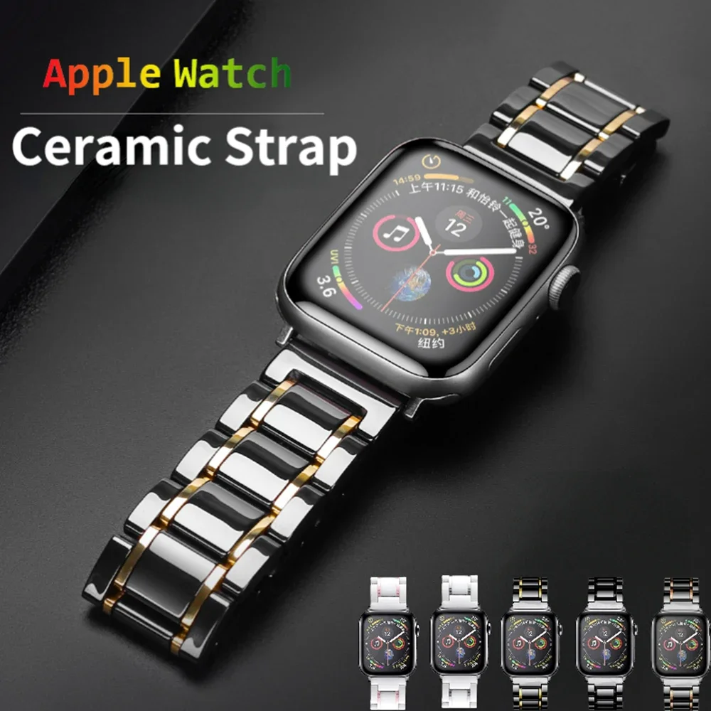 Керамический ремешок для Apple Watch Band 44 мм, 40 мм, 45 мм, 41 мм, 46 мм, 42 мм, браслет-ремень для iWatch Series 10 9 8 7 6 5 SE Ultra 49 мм
Керамический ремешок для Apple Watch Band 44 мм, 40 мм, 45 мм, 41 мм, 46 мм, 42 мм, браслет-ремень для iWatch Series 10 9 8 7 6 5 SE Ultra 49 мм