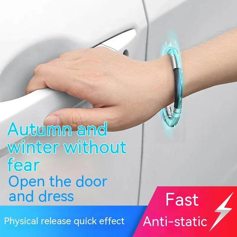 Antistatic Band Wrist Strap Winter Safe Anti-static Bracelet Electrostatic Remover Key Ring Elimination Vehicle Supplies
Antistatic Band Wrist Strap Winter Safe Anti-static Bracelet Electrostatic Remover Key Ring Elimination Vehicle Supplies