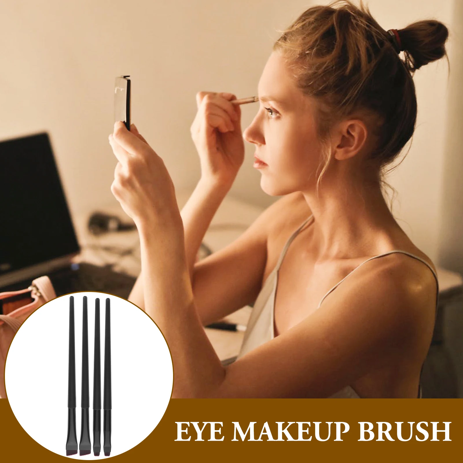 16pcs Eyeliner Brush Kit Black Small Precision Eye Makeup Brushes For Women Eyebrow Oblique Head Cosmetics Tools
16pcs Eyeliner Brush Kit Black Small Precision Eye Makeup Brushes For Women Eyebrow Oblique Head Cosmetics Tools