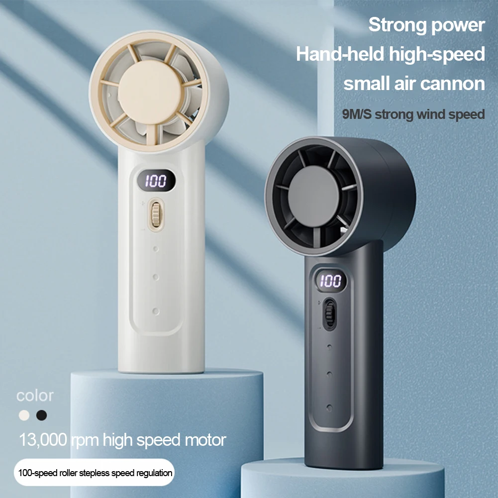 Turbo High Speed Handheld Mini Cooling Fan USB Rechargeable Portable 100-speed Wind Adjustment Pocket Handheld Fan
Turbo High Speed Handheld Mini Cooling Fan USB Rechargeable Portable 100-speed Wind Adjustment Pocket Handheld Fan