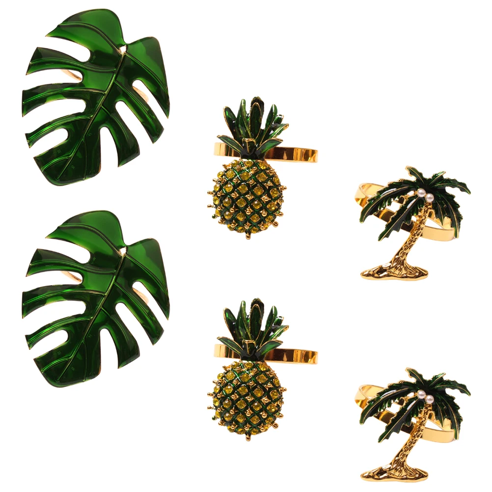 6 Pcs Napkin Rings Decorative Alloy Holders Bright Color Stylish Cartoon Party Supplies Elegant Napkin Buckles Practical Home
6 Pcs Napkin Rings Decorative Alloy Holders Bright Color Stylish Cartoon Party Supplies Elegant Napkin Buckles Practical Home