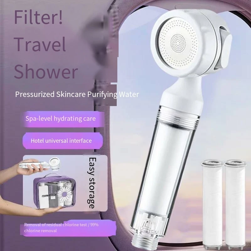 Thai shower filter, portable mini shower head for hotels, universal travel pressurized filter with filtration for showering
Thai shower filter, portable mini shower head for hotels, universal travel pressurized filter with filtration for showering