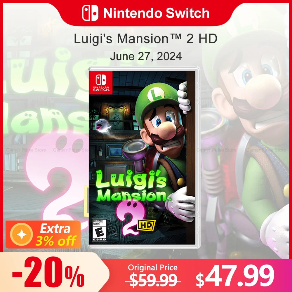 Luigi's Mansion 2 HD игры на нинтендо switch, 100% Оригинальный игровой карточный жанр для игровой консоли Nintendo Switch
Luigi's Mansion 2 HD игры на нинтендо switch, 100% Оригинальный игровой карточный жанр для игровой консоли Nintendo Switch