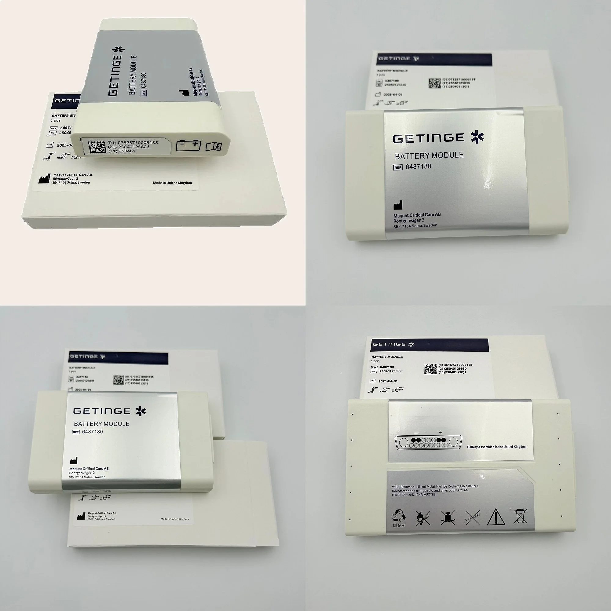 6487180 12V 3500mAh Replacement Battery for Servo-i Servo-s Ventilator
6487180 12V 3500mAh Replacement Battery for Servo-i Servo-s Ventilator