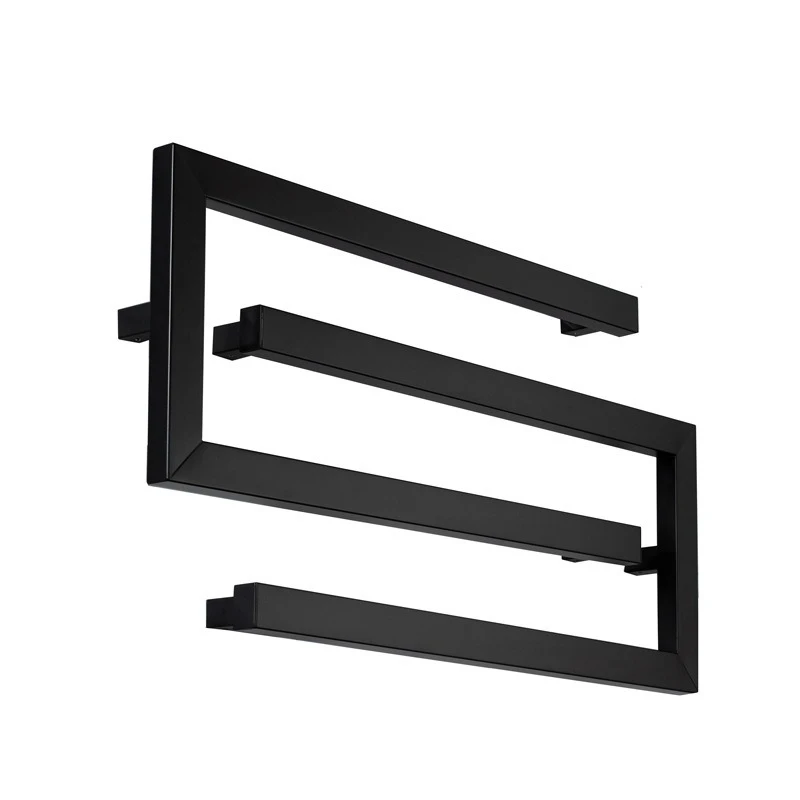 Stainless steel electric towel rack black safety constant temperature outlet rack
Stainless steel electric towel rack black safety constant temperature outlet rack