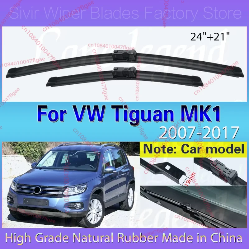 Car Wiper For VW Volkswagen Tiguan MK1 2007 - 2017 24"+21" Front Window Washer Windscreen Windshield Wipers Blades Accessories
Car Wiper For VW Volkswagen Tiguan MK1 2007 - 2017 24"+21" Front Window Washer Windscreen Windshield Wipers Blades Accessories