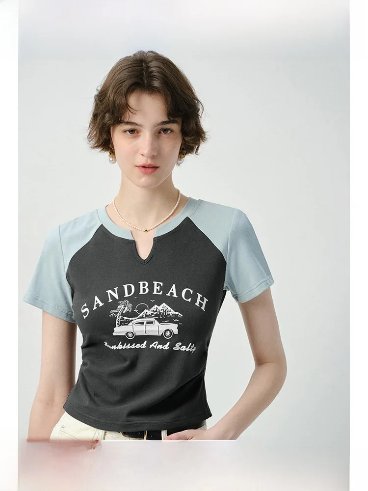 Женская футболка больших размеров с V-образным вырезом на плечах, коротким рукавом, принтом, приталенная, для повседневной носки, художественного прямого кроя, летняя одежда
Женская футболка больших размеров с V-образным вырезом на плечах, коротким рукавом, принтом, приталенная, для повседневной носки, художественного прямого кроя, летняя одежда