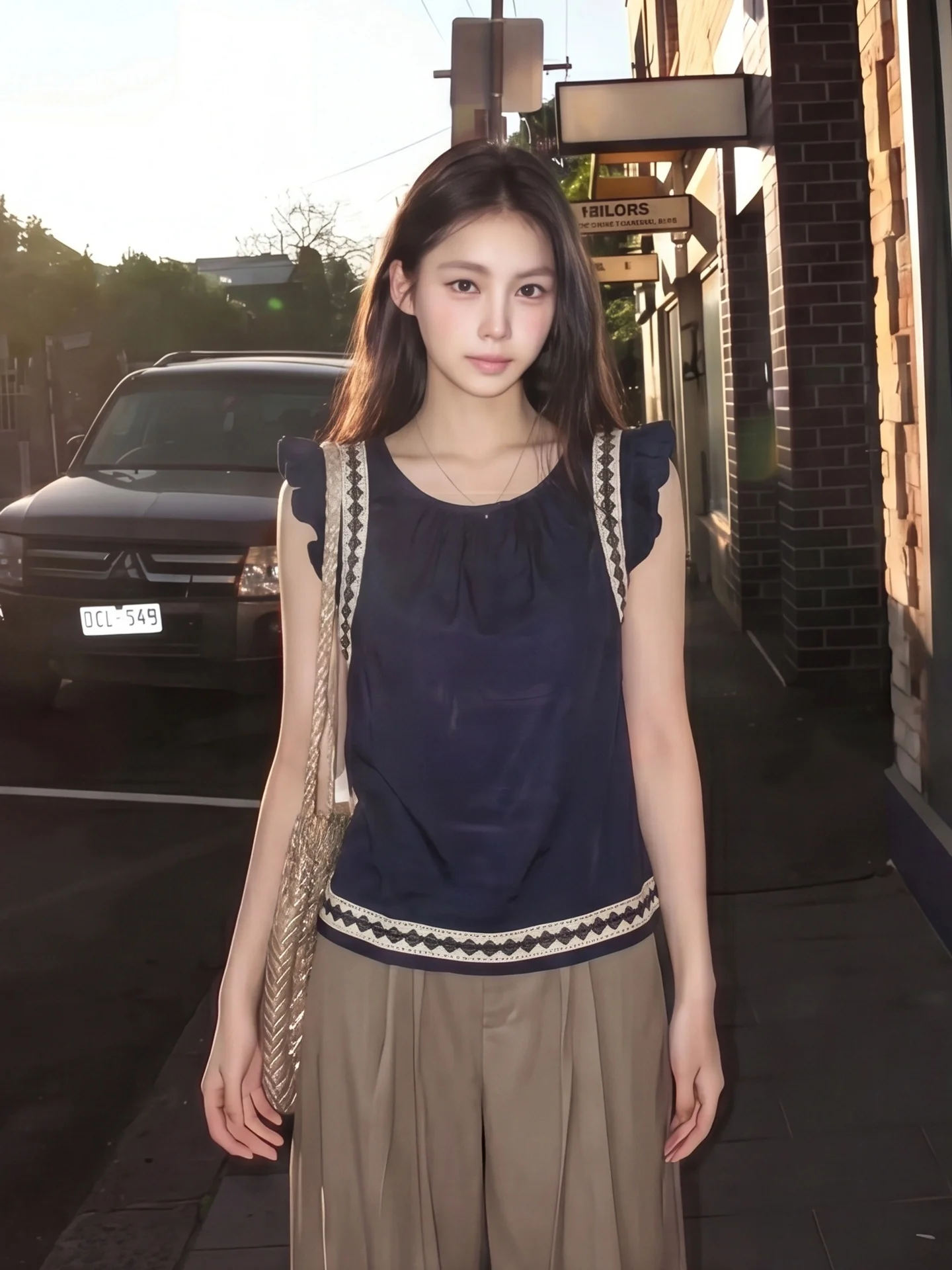 Lace Embroidery Patchwork Fly Sleeve Ice Silk Cotton Linen Shirt Women Summer Loose Slim Fit Sleeveless round Neck Citywalk
Lace Embroidery Patchwork Fly Sleeve Ice Silk Cotton Linen Shirt Women Summer Loose Slim Fit Sleeveless round Neck Citywalk