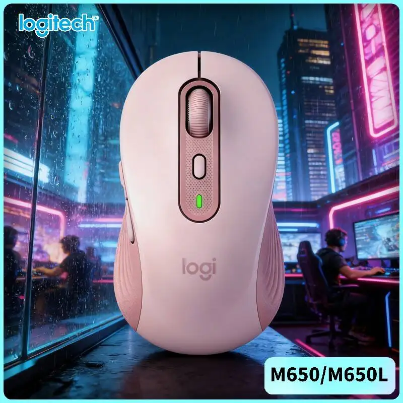 Logitech M650/M650L Wireless Ergonomic Mouse - Dual Connectivity, Sustainable Build, 90% Reduced Click Noise, 24-Month Battery
Logitech M650/M650L Wireless Ergonomic Mouse - Dual Connectivity, Sustainable Build, 90% Reduced Click Noise, 24-Month Battery