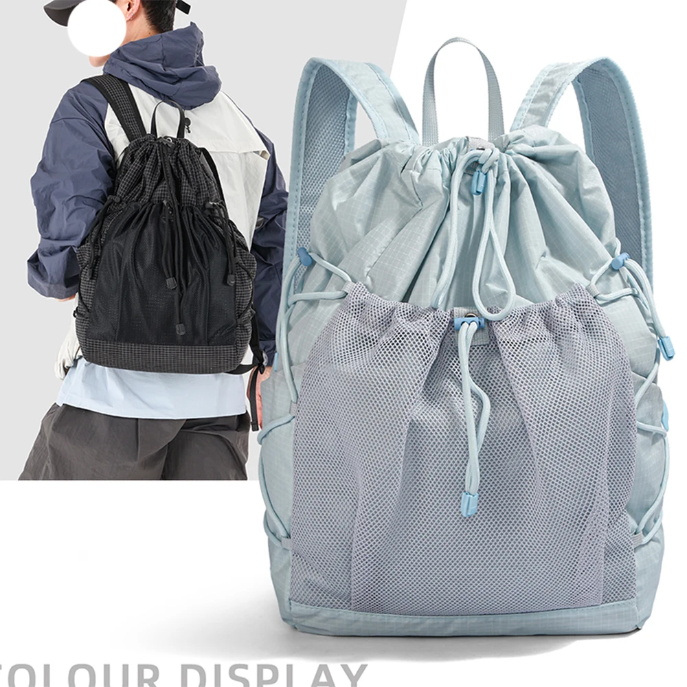 Lightweight Mesh Drawstring Backpack, Breathable Nylon Daypack, Casual Outdoor Bag for Hiking & Daily Use
Lightweight Mesh Drawstring Backpack, Breathable Nylon Daypack, Casual Outdoor Bag for Hiking & Daily Use