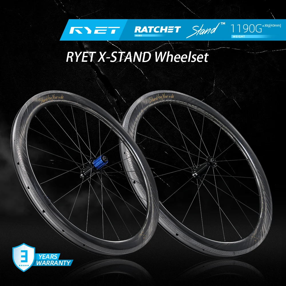 RYET Carbon 1280g Rim Brake Wheelset Pillar Superlight Spokes 60T Ceramic Ratchet Hub 700C Tubeless Ready Clincher Rimsets
RYET Carbon 1280g Rim Brake Wheelset Pillar Superlight Spokes 60T Ceramic Ratchet Hub 700C Tubeless Ready Clincher Rimsets