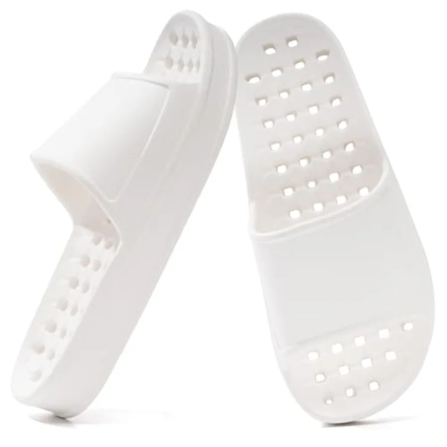 Shower Shoes for Women and Men with Drain Holes Massage Slide Sandals Soft Cushioned Anti-Slip Pool Slides Comfort Thick Soled
Shower Shoes for Women and Men with Drain Holes Massage Slide Sandals Soft Cushioned Anti-Slip Pool Slides Comfort Thick Soled