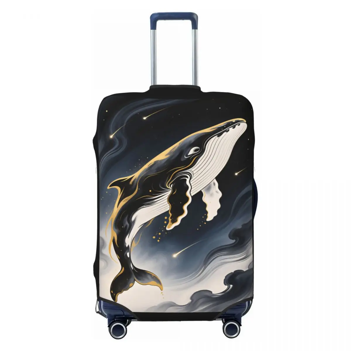 Golden Line Whale Meteor Starry Sky Abstract Art Suitcase Cover Vacation Cruise Trip Elastic Luggage Supplies Protection
Golden Line Whale Meteor Starry Sky Abstract Art Suitcase Cover Vacation Cruise Trip Elastic Luggage Supplies Protection
