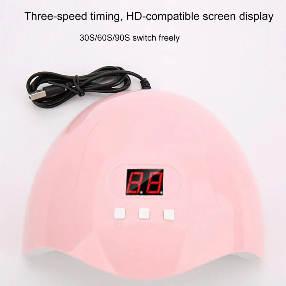 LED Nail Lamp Long Lasting Timing Function ABS 54W Professional UV LED Lamp Nail Polish Dryer Nail Light Energy-saving
LED Nail Lamp Long Lasting Timing Function ABS 54W Professional UV LED Lamp Nail Polish Dryer Nail Light Energy-saving