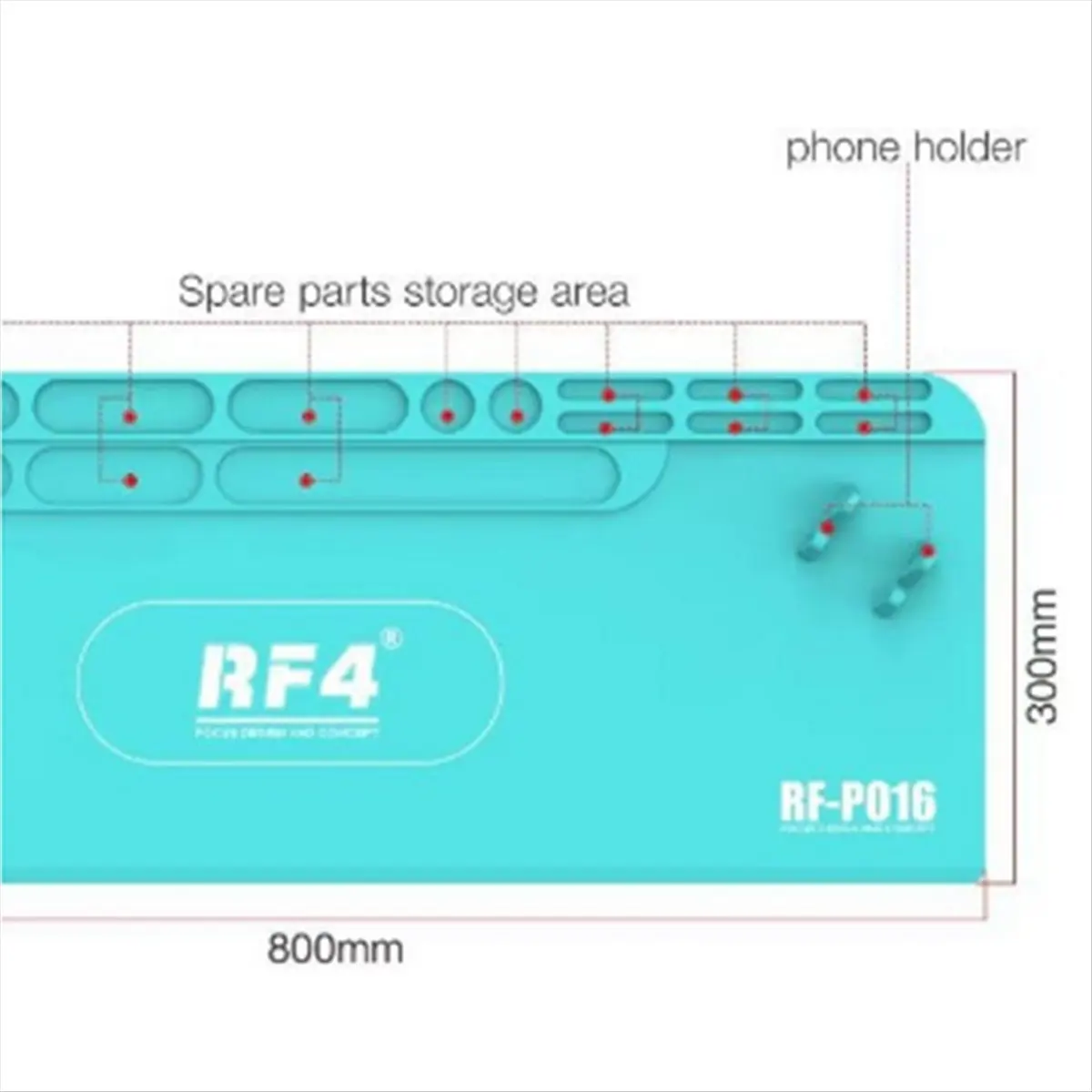 “QUALITY EXCELLE“ -PO16 Heat Insulation Silicone Pad Desk Mat with Screwdriver Storage Box Mobile Phone Fixed Holder Function
“QUALITY EXCELLE“ -PO16 Heat Insulation Silicone Pad Desk Mat with Screwdriver Storage Box Mobile Phone Fixed Holder Function