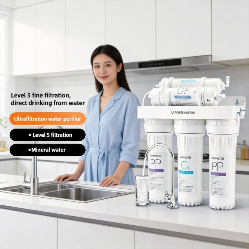Household Ultrafiltration Water Purifier, Kitchen Tap Water Filter for Direct Drinking
Household Ultrafiltration Water Purifier, Kitchen Tap Water Filter for Direct Drinking