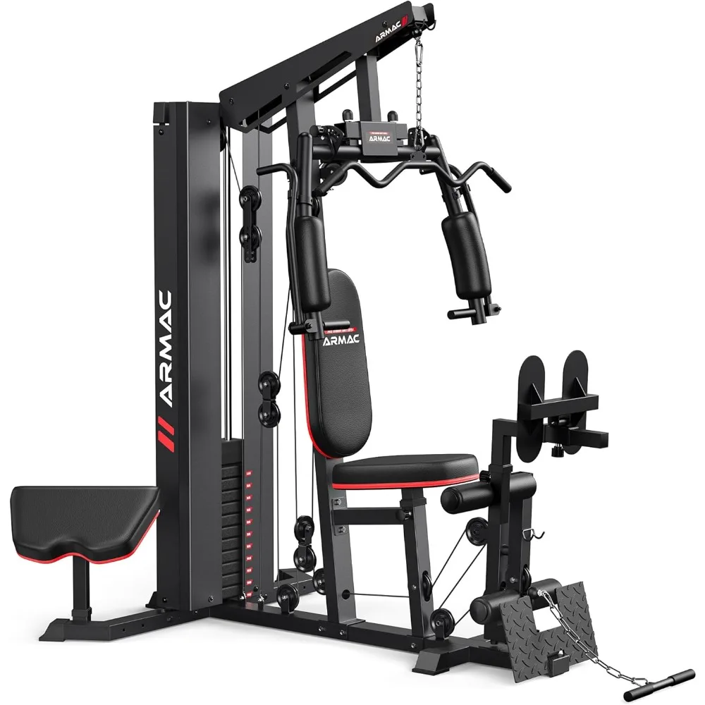 Multifunctional Home Gym Equipment for Leg Press, 150LBS Weight Stack Machine, Workout Station with Pulley System for
Multifunctional Home Gym Equipment for Leg Press, 150LBS Weight Stack Machine, Workout Station with Pulley System for