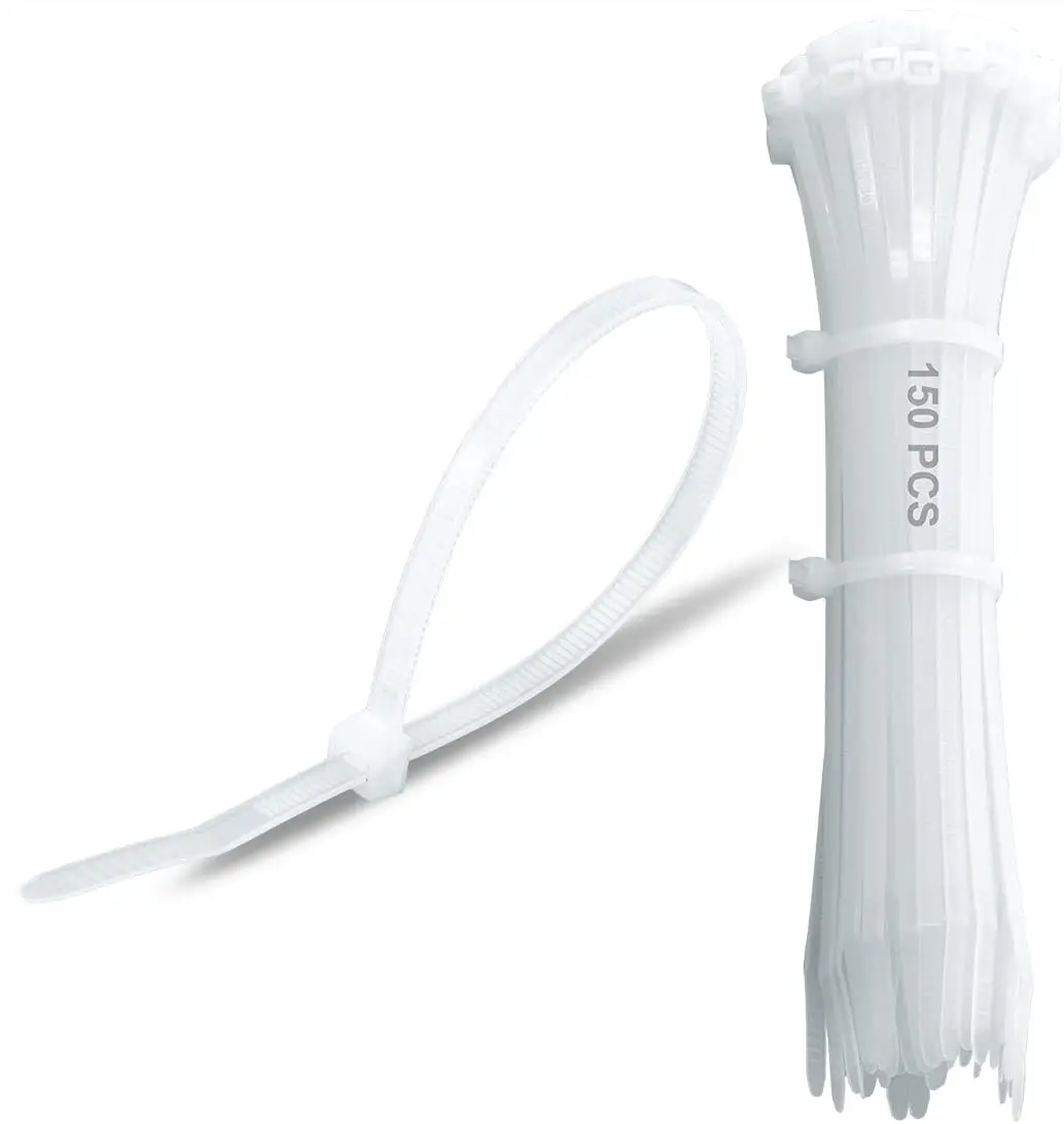 150pcs 12 Inch Zip Ties Clear Cable Ties with 50 Lbs Strength for Cord Management
150pcs 12 Inch Zip Ties Clear Cable Ties with 50 Lbs Strength for Cord Management