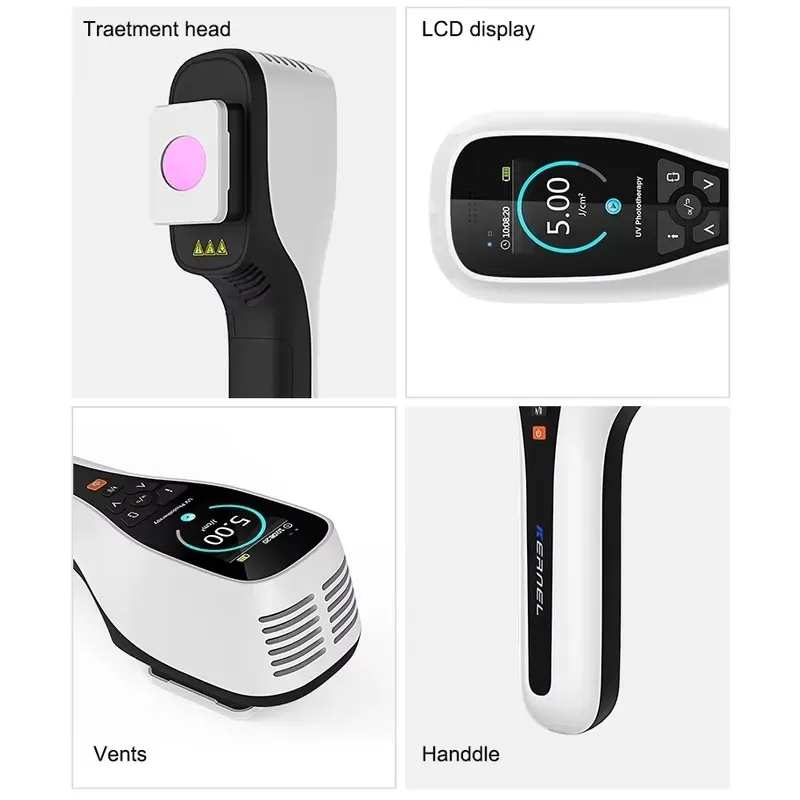 Professional 308nm Home Use Small Size Portable 308nm High Intensity LED UV for Vitiligo Treatment
Professional 308nm Home Use Small Size Portable 308nm High Intensity LED UV for Vitiligo Treatment