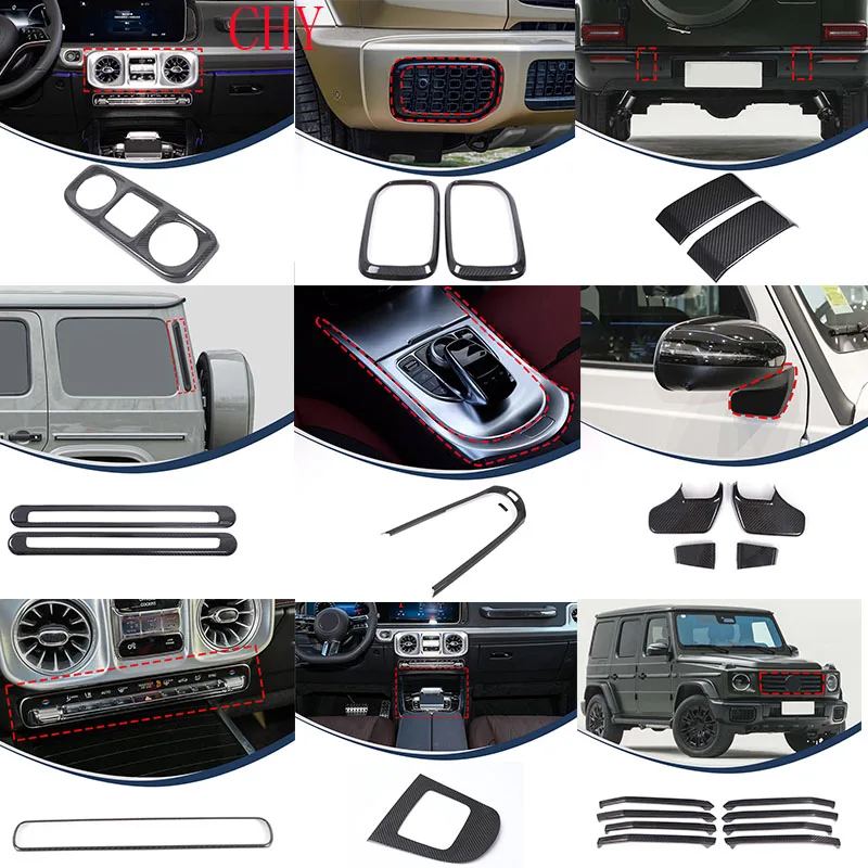 Real Carbon Fiber For Mercedes-Benz G-Class W465 2025 Car central control air outlet frame decorative sticker car accessories
Real Carbon Fiber For Mercedes-Benz G-Class W465 2025 Car central control air outlet frame decorative sticker car accessories