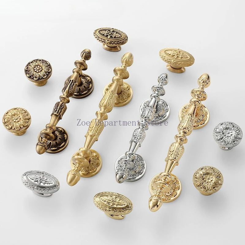 Мебельные ручки из цельной латуни: ретро-бронза, золото, французский стиль. Для дверей, шкафов, кухонных ящиков.
Мебельные ручки из цельной латуни: ретро-бронза, золото, французский стиль. Для дверей, шкафов, кухонных ящиков.