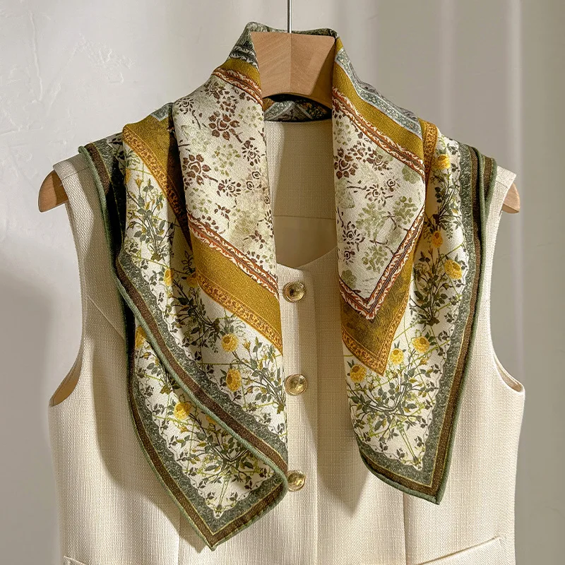 70% Wool 30% Silk Scarf Women Winter Ethnic Bohemian Green Print Neck Scarves Shawls Wraps Female Hijab Ladies Accessories
70% Wool 30% Silk Scarf Women Winter Ethnic Bohemian Green Print Neck Scarves Shawls Wraps Female Hijab Ladies Accessories