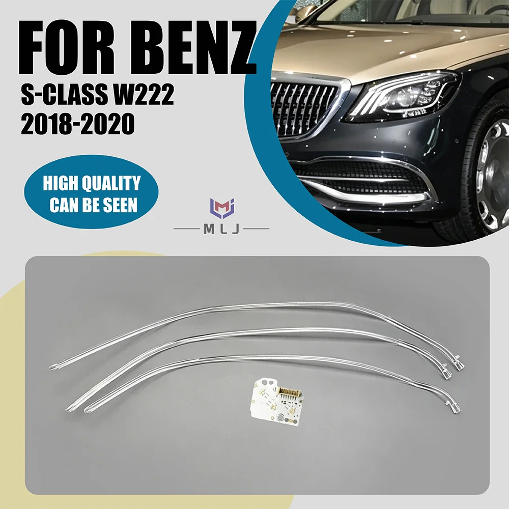 For Mercedes-Benz S-Class W222 2018-2020 DRL Chip White Angel Eye Light Source Chip Headlight Light Guide Strip LED Lamp Parts
For Mercedes-Benz S-Class W222 2018-2020 DRL Chip White Angel Eye Light Source Chip Headlight Light Guide Strip LED Lamp Parts