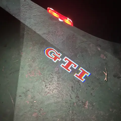 LED Car Welcome Light Door Logo Projector for VOLKSWAGEN R LINE GTI Touareg Jetta Touran Golf 5 6 7 Passat B6 B7 B8 B9 CC POLO