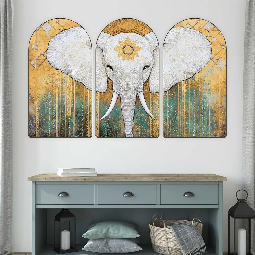 Set of 3 Large Elephant Wall Art for Living Room, Bedroom, Hotels - 50 x 30 Stylish Home Decor
Set of 3 Large Elephant Wall Art for Living Room, Bedroom, Hotels - 50 x 30 Stylish Home Decor