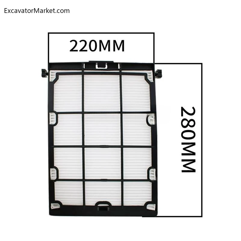 For High quality excavator accessories DOOSAN DX75-9C 150-9C 215-9C 225-9C Air Conditioning Filter Element Filter
For High quality excavator accessories DOOSAN DX75-9C 150-9C 215-9C 225-9C Air Conditioning Filter Element Filter