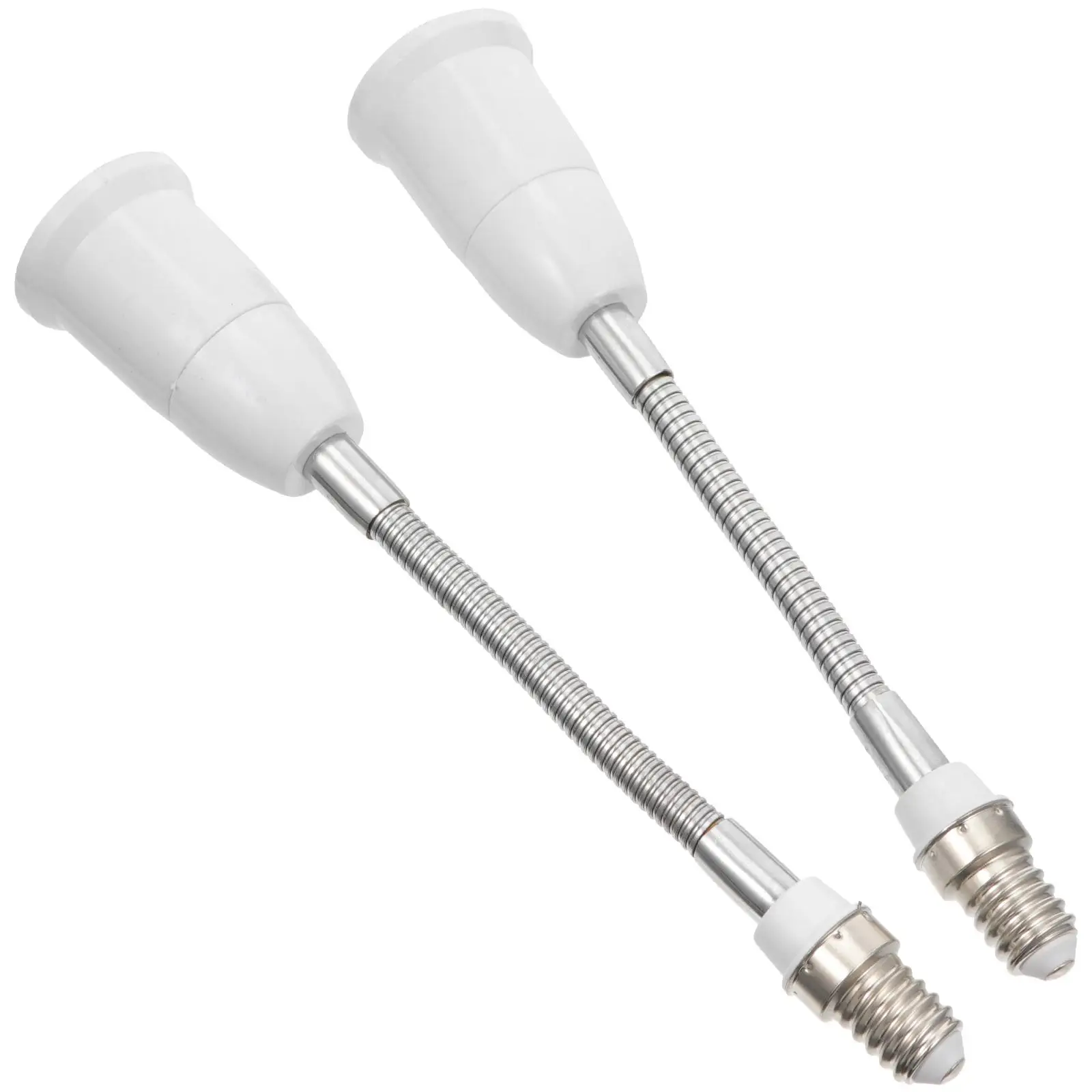 2Pcs E14 to E27 Lamp Holder Extender 19 5cm Bendable Desk Clamp Adapter Socket Practical Durable Easy Install Save Money
2Pcs E14 to E27 Lamp Holder Extender 19 5cm Bendable Desk Clamp Adapter Socket Practical Durable Easy Install Save Money