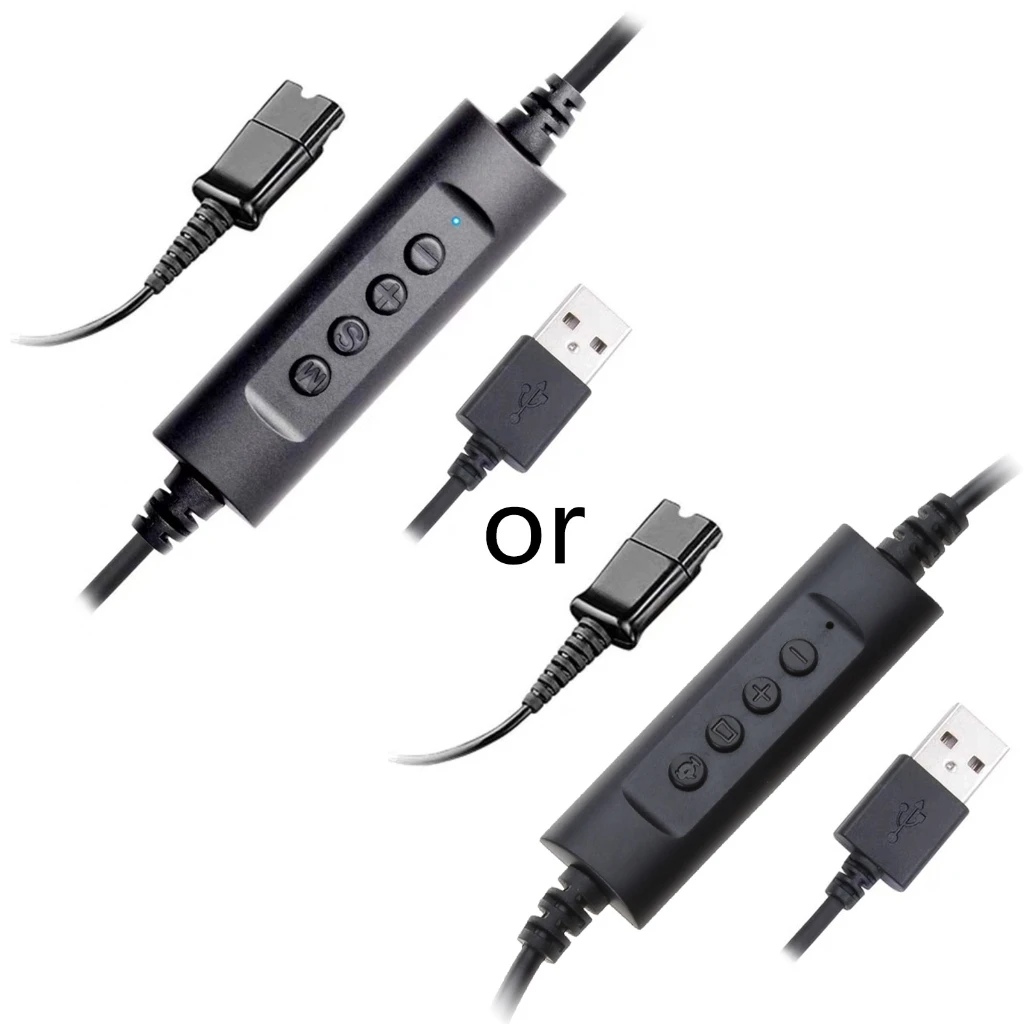 Headset Quick Disconnect QD Cable to USB Plugs Adapter for Call Center Office Clear Sound and Long-Lasting Durability
Headset Quick Disconnect QD Cable to USB Plugs Adapter for Call Center Office Clear Sound and Long-Lasting Durability