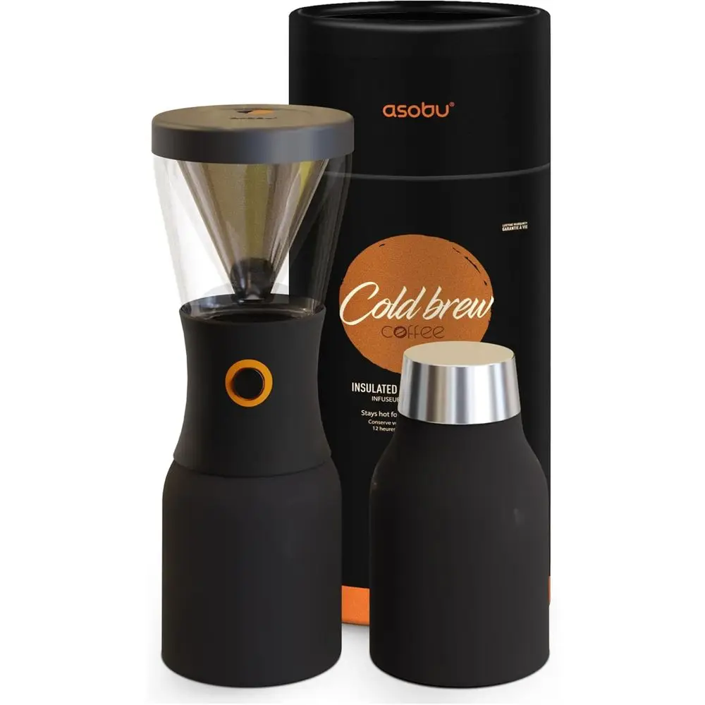 Cold Brew Coee Maker, Award-Winning 40oz Insulated Cold Brew with Portable StainlSteel Carae – No.1 Europe Coee est Winner, Leak
Cold Brew Coee Maker, Award-Winning 40oz Insulated Cold Brew with Portable StainlSteel Carae – No.1 Europe Coee est Winner, Leak