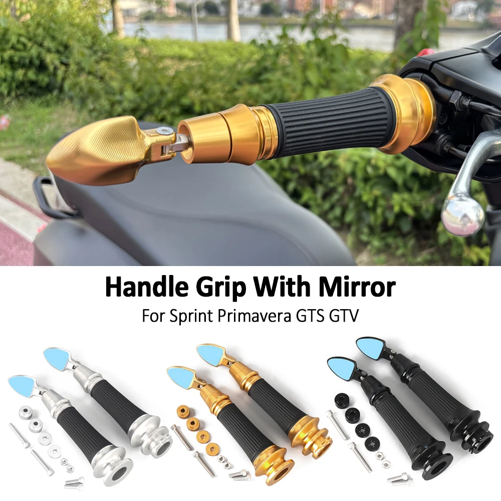 CNC Motorcycle Hand Grips Bar End Mirrors Handlebar Tip Rearview For Vespa Sprint 150 Primavera 150 GTV 300 GTS 125 300 Super
CNC Motorcycle Hand Grips Bar End Mirrors Handlebar Tip Rearview For Vespa Sprint 150 Primavera 150 GTV 300 GTS 125 300 Super