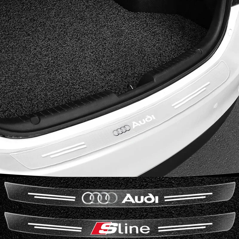 Car Rear Bumper Trunk Guard 3D Stickers Car Accessories For Audi Sline TT Q2 Q3 Q5 Q7 Q8 A3 A4 A5 A6 A7 R8 B5 B6 B7 B8 C5 C6 C7
Car Rear Bumper Trunk Guard 3D Stickers Car Accessories For Audi Sline TT Q2 Q3 Q5 Q7 Q8 A3 A4 A5 A6 A7 R8 B5 B6 B7 B8 C5 C6 C7