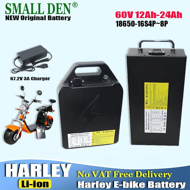 Водонепроницаемая литиевая батарея Harley, 60 в, 12 а/ч, 15 а/ч, 18 А/ч, 21 а/ч, 24 а/ч, 18650, 16S, 0-2000 Вт Без пошлины
Водонепроницаемая литиевая батарея Harley, 60 в, 12 а/ч, 15 а/ч, 18 А/ч, 21 а/ч, 24 а/ч, 18650, 16S, 0-2000 Вт Без пошлины